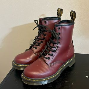 Dr. Martens Red 1460 Boot